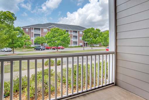 Porch at Broadstreet at EastChase Apartments, Montgomery, Alabama