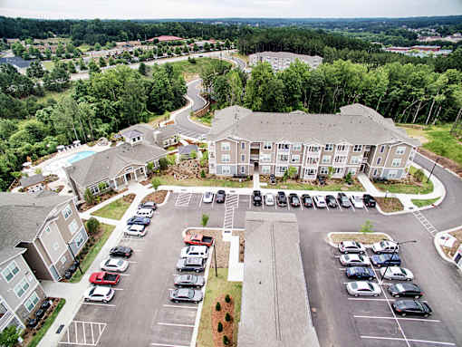 Aerial View at Capital Creek at Heritage Apartments, Wake Forest