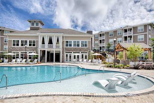 Relaxing Pool at Capital Creek at Heritage Apartments, North Carolina