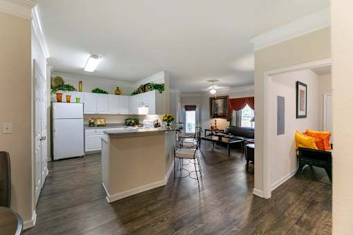 Kitchen With Dining Area at Villas at Cordova, Tennessee, 38018
