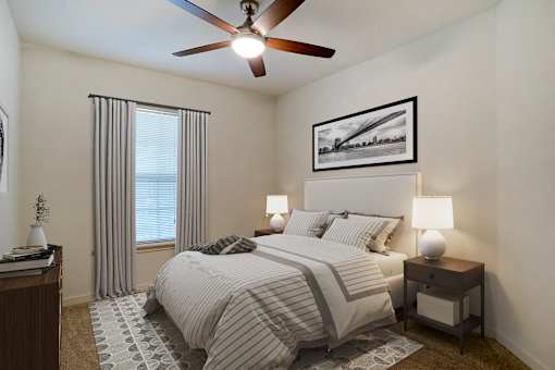 Bedroom  at Crosswinds Apartments, Mississippi, 39208