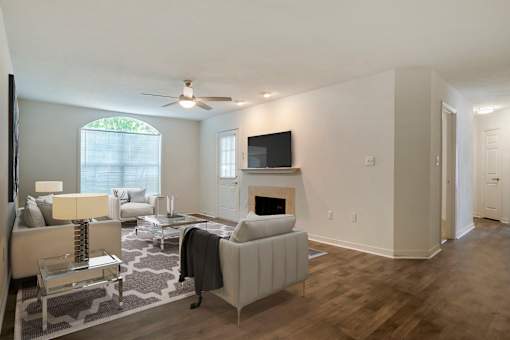 Crosswinds Living Room area at Crosswinds Apartments, Mississippi