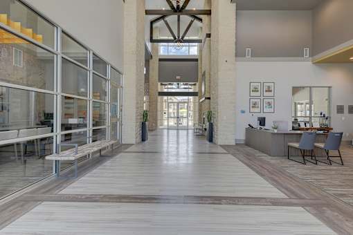 Clubhouse interior at Estraya Westover Hills, Texas