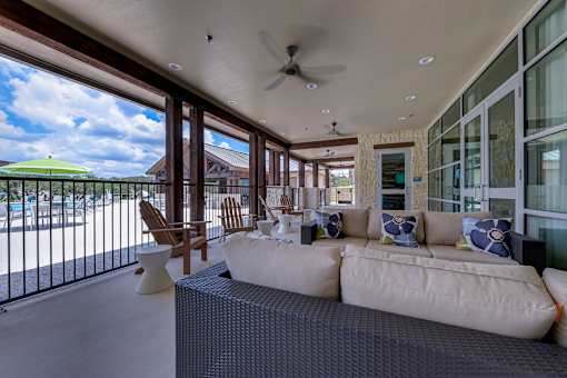 Pool Lounge at Estraya Westover Hills, San Antonio, Texas
