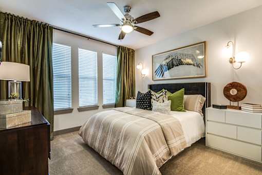Bedroom With Expansive Windows at Fifty02 Westover Hills, San Antonio, Texas