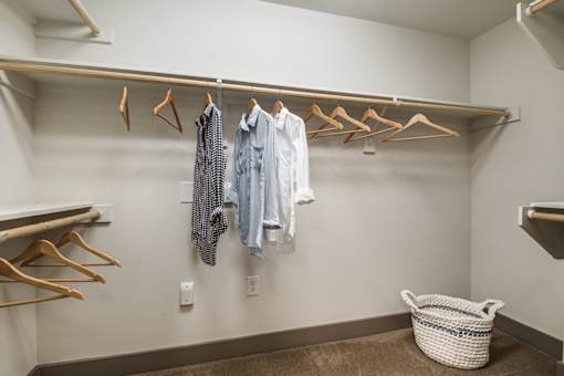 Built-In Shelving In Closet at Fifty02 Westover Hills, San Antonio