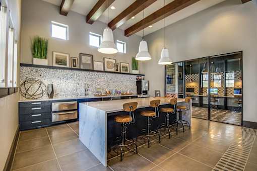 Clubhouse With Catering Kitchen at Fifty02 Westover Hills, Texas