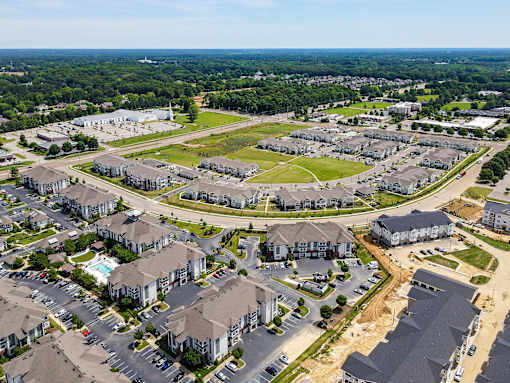 Aerial View at The Villas at Germantown, Memphis, 38125