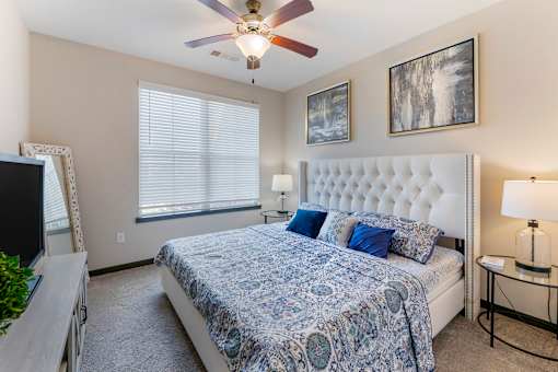 Bedroom at The Villas at Germantown, Memphis, TN, 38125