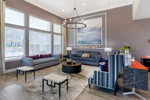 Community Clubroom at The Villas at Germantown, Memphis, TN