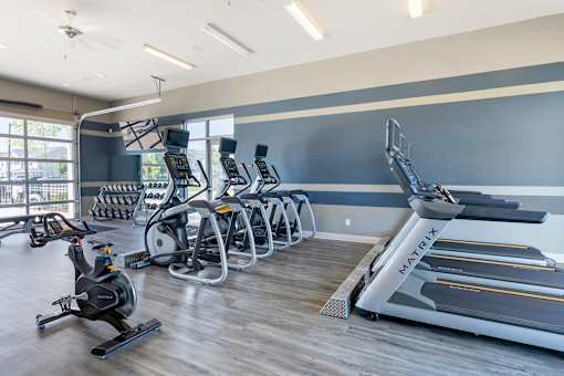 Modern Fitness Center at The Villas at Germantown, Memphis, TN