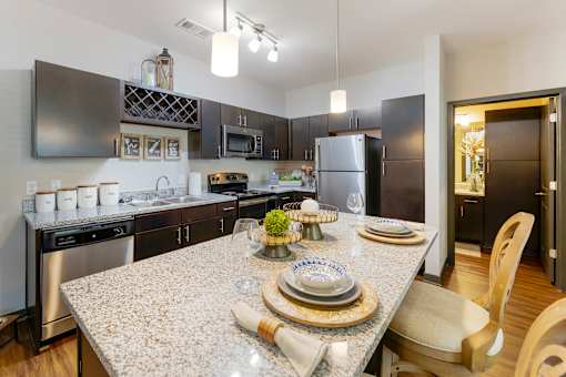 Kitchen at The Villas at Germantown, Memphis, TN