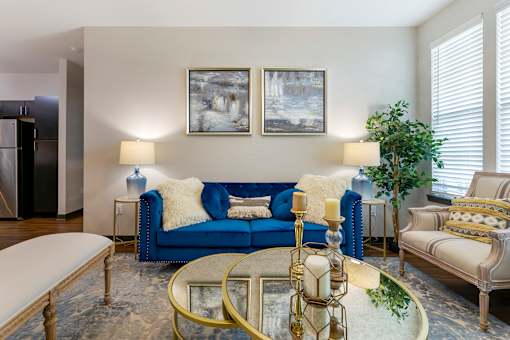 Living Room at The Villas at Germantown, Tennessee, 38125