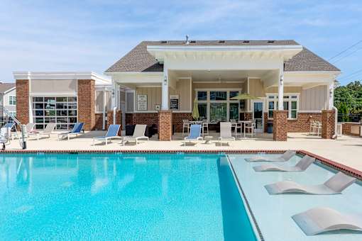 Pool View at The Villas at Germantown, Memphis, TN, 38125