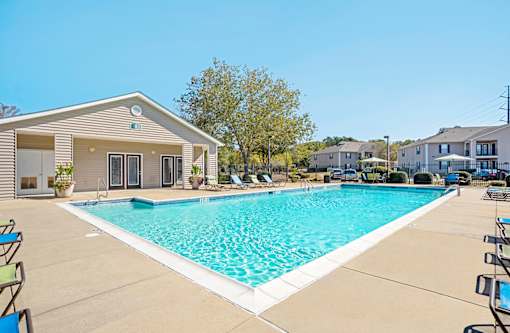 Swimming Pool at Grand at Pearl Apartments, Pearl, Mississippi