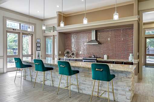 Clubhouse Kitchen at Mansfield on the Green, Milwaukie, TX, Texas, 76063