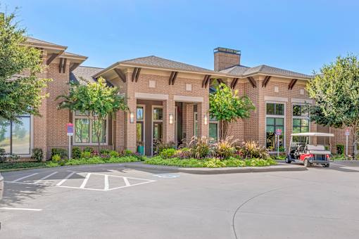 Ample Parking Area at Mansfield on the Green, Texas