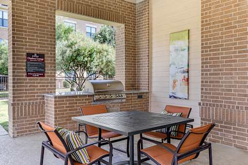 Patio with Grilling Station at Mansfield on the Green, Milwaukie