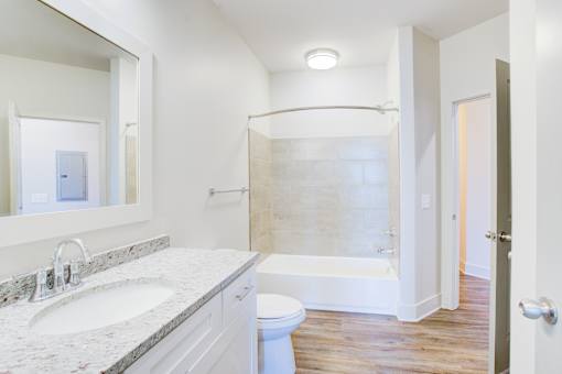 Bathroom With Bathtub at Midtown Row, Montgomery