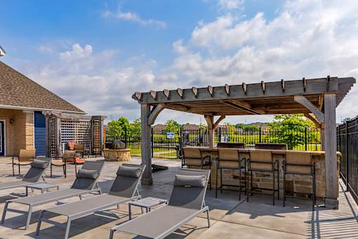 Grilling Area at North Creek, Southaven