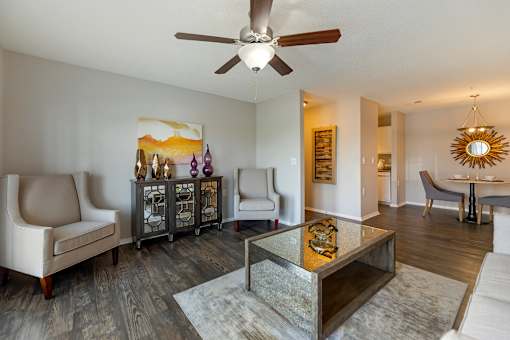 Modern Living Room at North Creek, Southaven, Mississippi