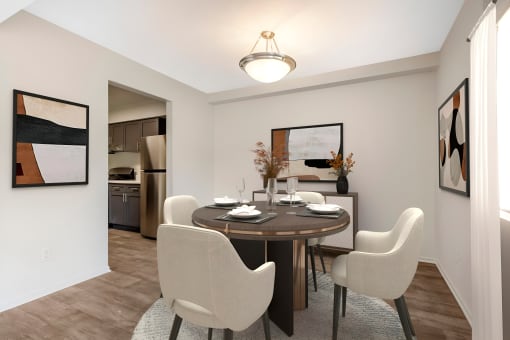 the enclave at homecoming terra vista dining room at Copper and Quarry Village, Maryland, 21209