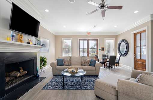 Reflections of Island Park Living Room