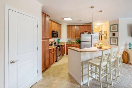River House Kitchen 1 at River House Apartments, Norfolk, VA