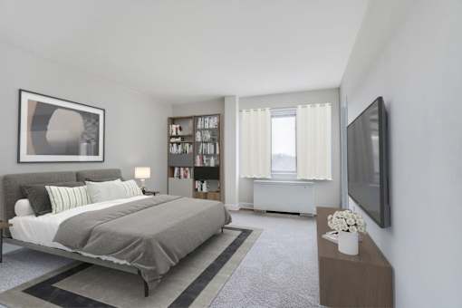 White interior at Seminary Towers, Alexandria, VA
