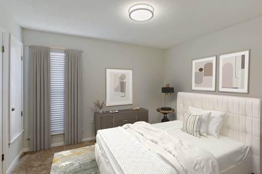 King Size Bedroom at Southaven Pointe Apartments, Southaven