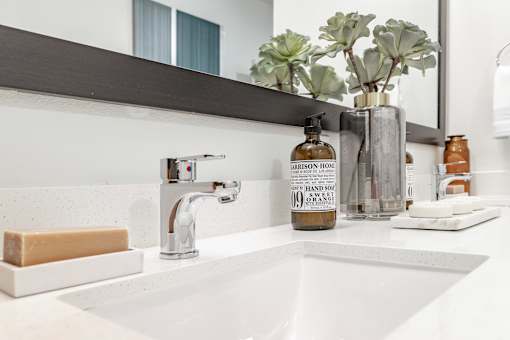 Sink at Stone Loch Apartments, Tomball