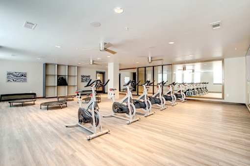 Fitness Center With Updated Equipment at The Cosmopolitan, Oklahoma