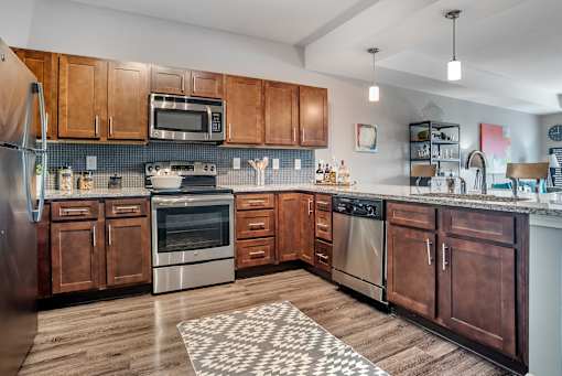 Specious Kitchen at The Heights Apartments, Montgomery, Alabama