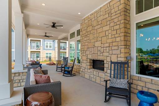 Firepit at The Mason at Fremaux Park, Slidell