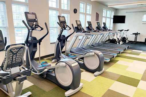 Fully Equipped Fitness Center at Waterstone at Hamburg Apartments, Kentucky, 40509