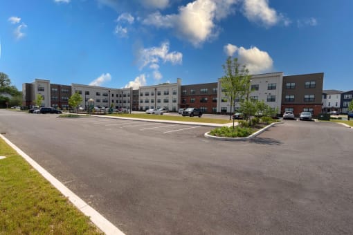 our apartments offer a parking lot for your car