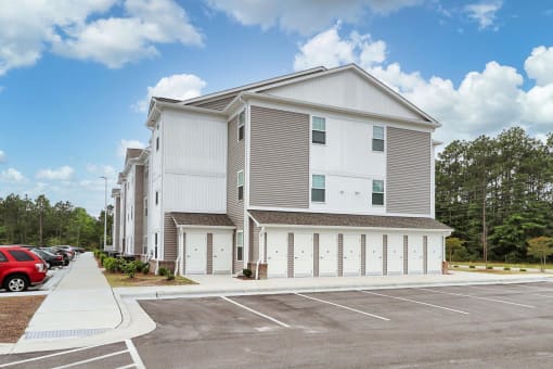 our apartments offer a parking lot for your car