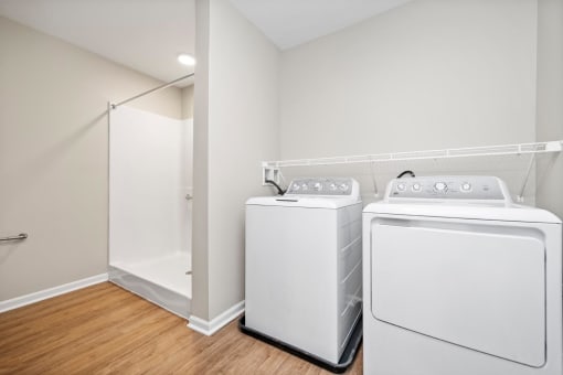 our apartments have a washer and dryer