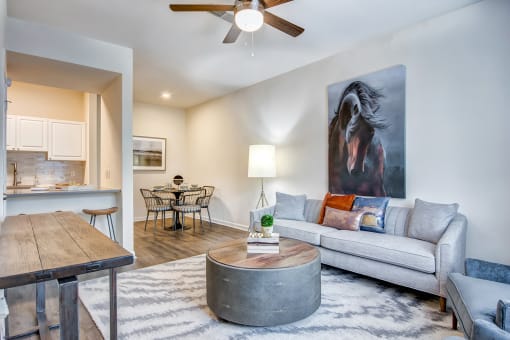 Living Room and Dining Room