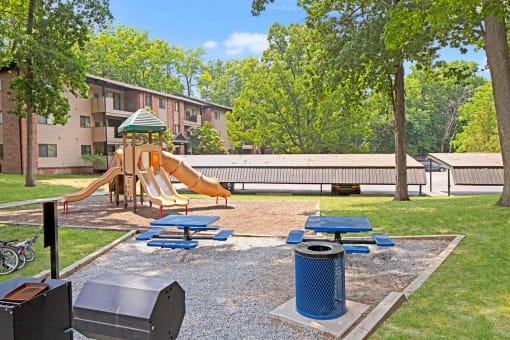 our apartments have a playground for your little ones