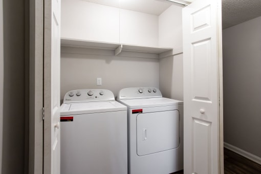 full size washer/dryer in unit