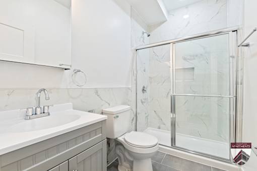 tile bathroom and tub shower