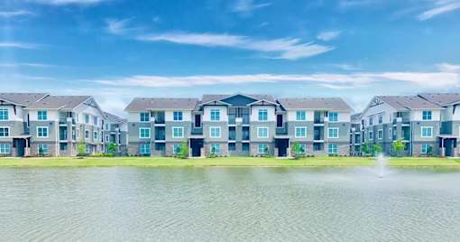 A row of houses at Silver Oaks Apartments, Louisiana 70737