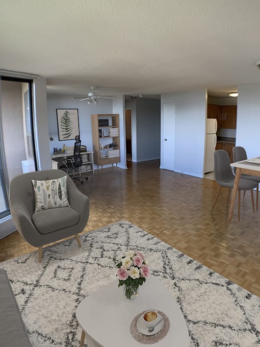Living Space with Workstation