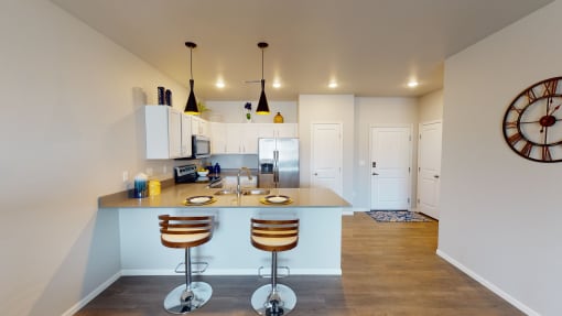 Gourmet Kitchen at First Street Lofts in Downtown Bismarck, Bismarck