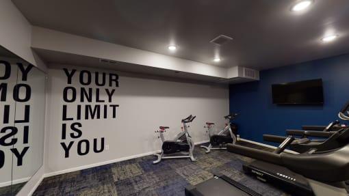 Cardio In Gym at First Street Lofts in Downtown Bismarck, Bismarck