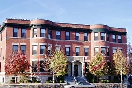 A red brick building