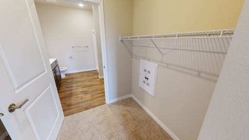 1 Bdrm  Apartment |  at 5th Ward | Closet