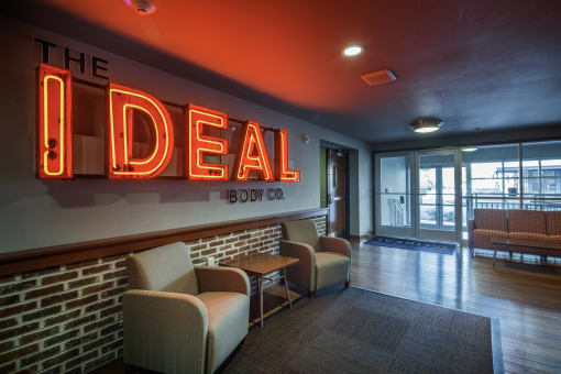 Lobby Lounge at The Ideal, Madison, Wisconsin