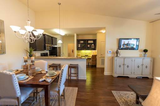 Dining And Kitchen View at The Villas at Nature Walk, Alabama